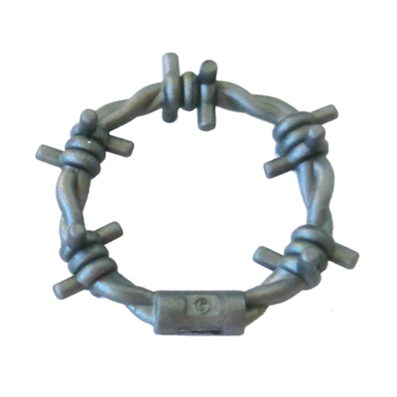 Prikkeldraad Flat Silver